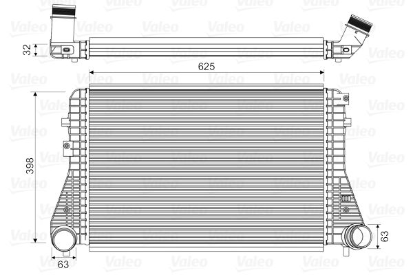 VALEO 818674 Charge Air Cooler