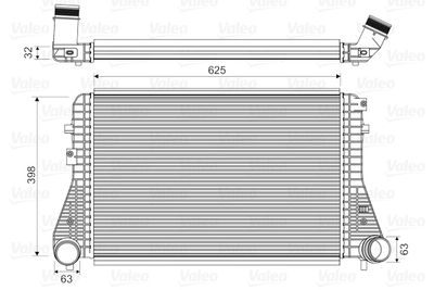 Charge Air Cooler VALEO 818674