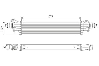 Charge Air Cooler VALEO 818681