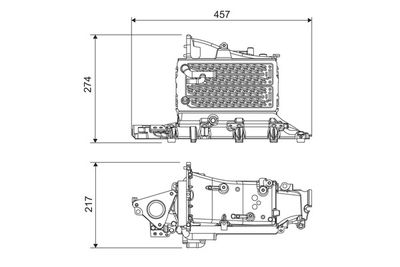 Charge Air Cooler VALEO 818685