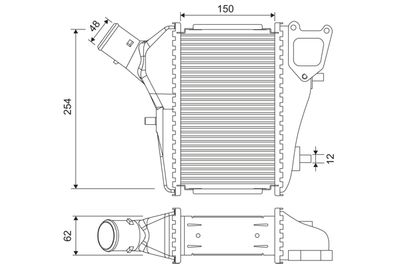 Charge Air Cooler VALEO 818686