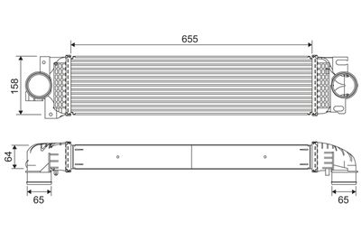 Charge Air Cooler VALEO 818687