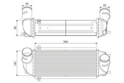 Charge Air Cooler VALEO 818688