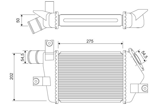 VALEO 818693 Charge Air Cooler