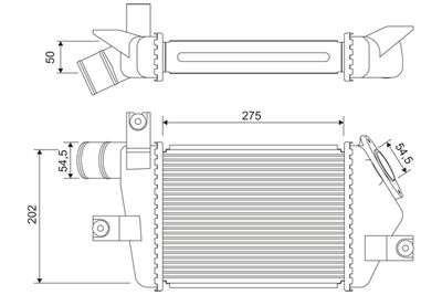 Charge Air Cooler VALEO 818693