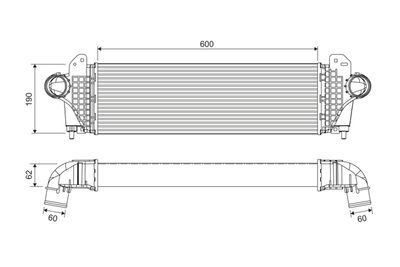 Charge Air Cooler VALEO 818694