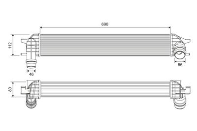 Charge Air Cooler VALEO 818696
