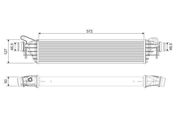 VALEO 818697 Charge Air Cooler