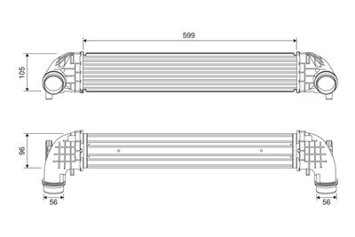 Charge Air Cooler VALEO 818698