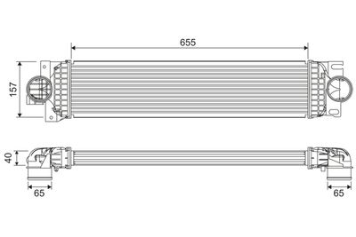 Charge Air Cooler VALEO 818699