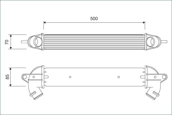 VALEO 818711 Charge Air Cooler