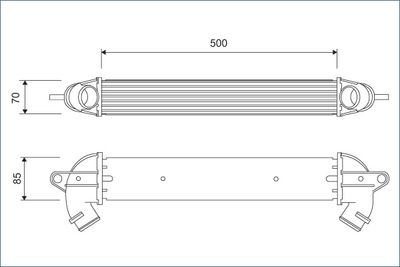 Charge Air Cooler VALEO 818711