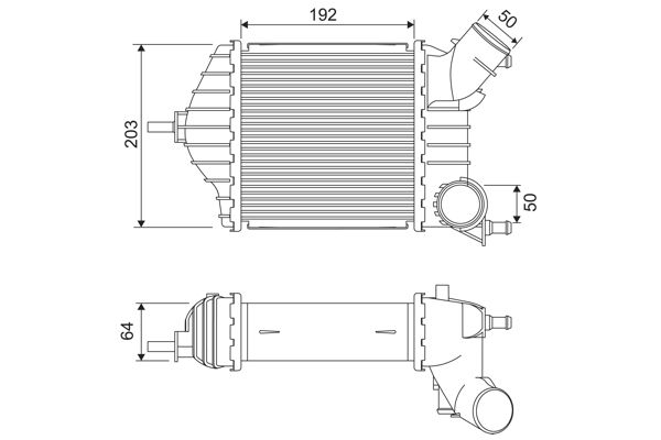 VALEO 818725 Charge Air Cooler