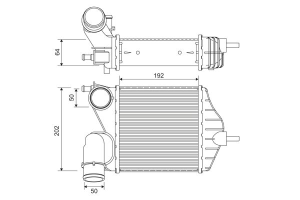 VALEO 818726 Charge Air Cooler