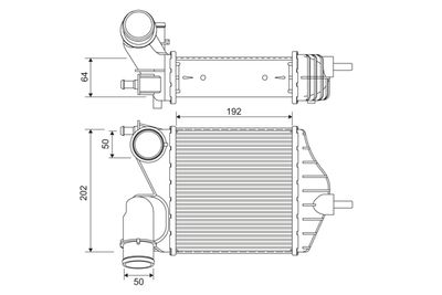 Charge Air Cooler VALEO 818726