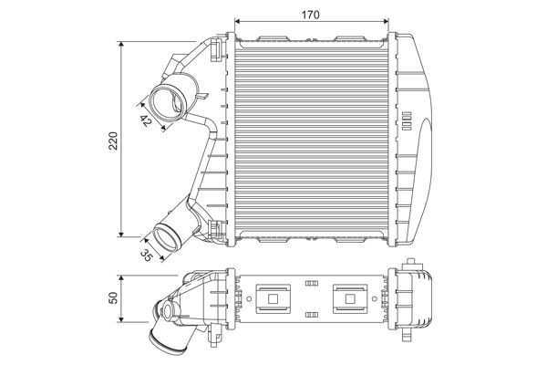 VALEO 818730 Charge Air Cooler