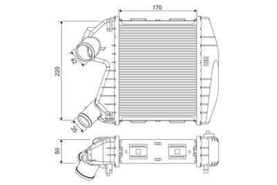 Charge Air Cooler VALEO 818730