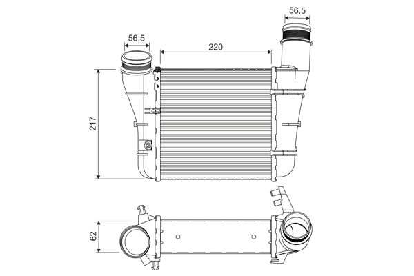 VALEO 818757 Charge Air Cooler