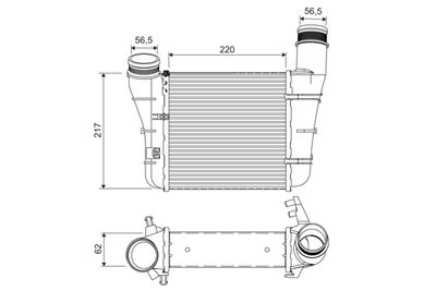 Charge Air Cooler VALEO 818757