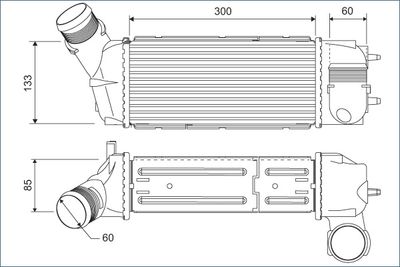 Charge Air Cooler VALEO 818769