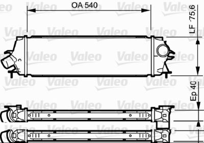 Charge Air Cooler VALEO 818771
