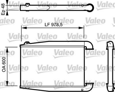 Charge Air Cooler VALEO 818774