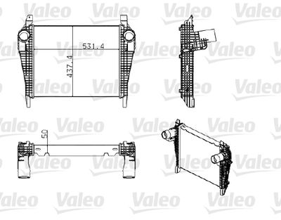 Charge Air Cooler VALEO 818777