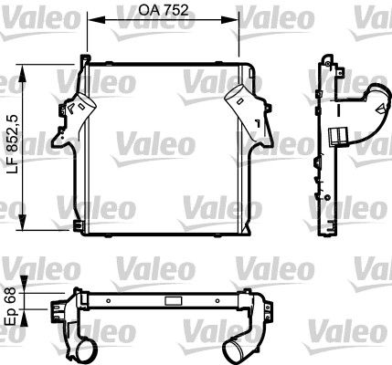 VALEO 818781 Charge Air Cooler