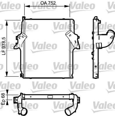 VALEO 818782 Charge Air Cooler