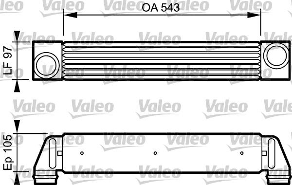 VALEO 818796 Charge Air Cooler