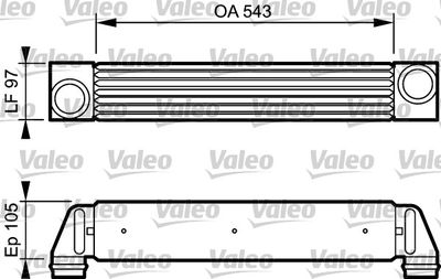 Charge Air Cooler VALEO 818796