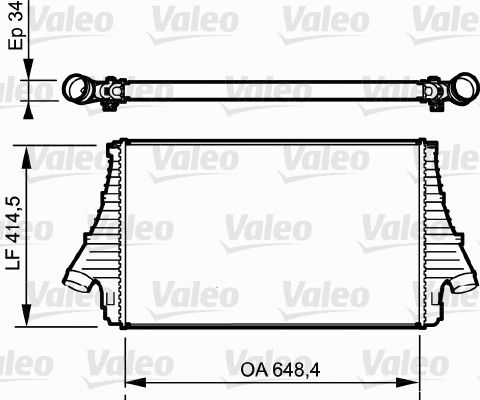 VALEO 818818 Charge Air Cooler