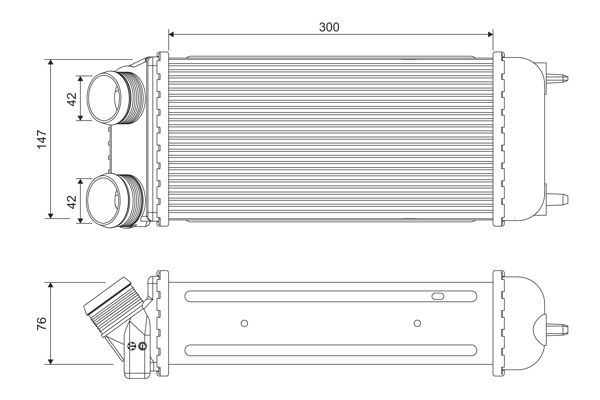 VALEO 818822 Charge Air Cooler