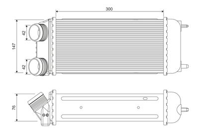 Charge Air Cooler VALEO 818822
