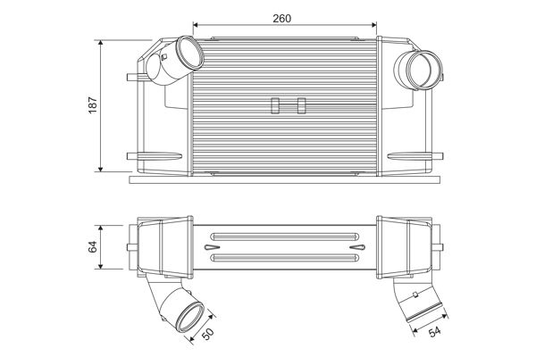 VALEO 818826 Charge Air Cooler