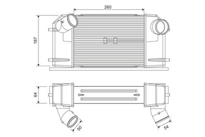 Charge Air Cooler VALEO 818826