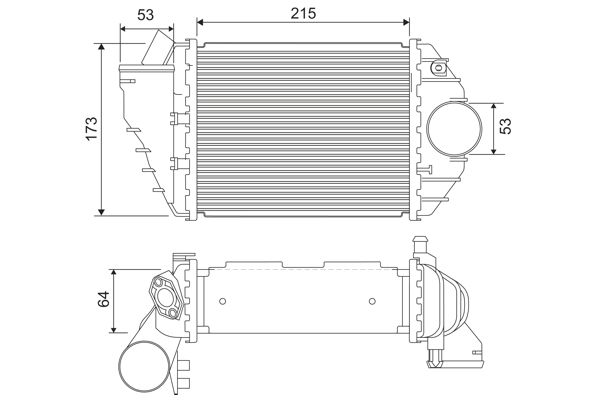 VALEO 818827 Charge Air Cooler