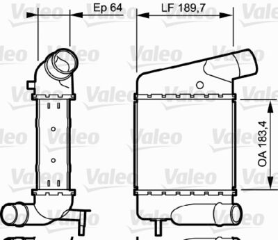 Charge Air Cooler VALEO 818835
