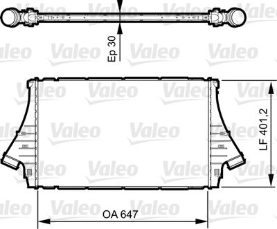 Charge Air Cooler VALEO 818840