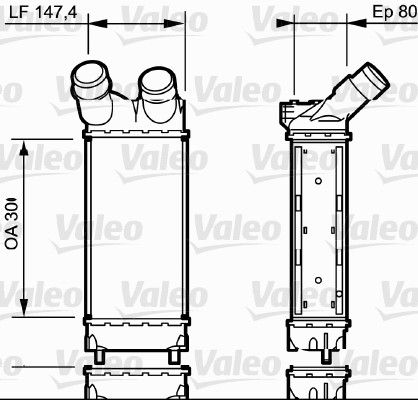 VALEO 818866 Charge Air Cooler