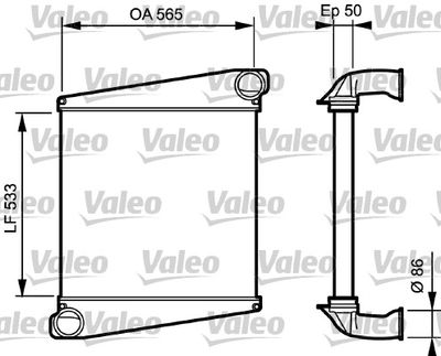 Charge Air Cooler VALEO 818871