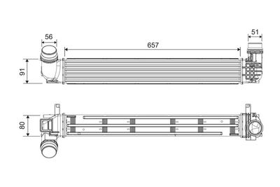 Charge Air Cooler VALEO 818878