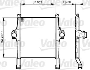 Charge Air Cooler VALEO 818880