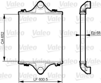Charge Air Cooler VALEO 818881
