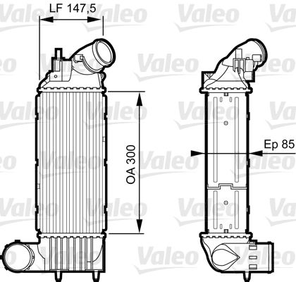 VALEO 818895 Charge Air Cooler