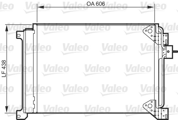 VALEO 818985 Condenser, air conditioning