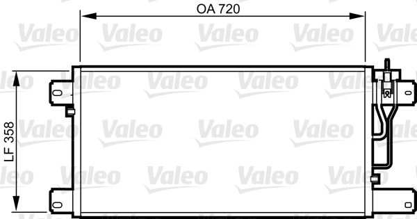 VALEO 818988 Condenser, air conditioning