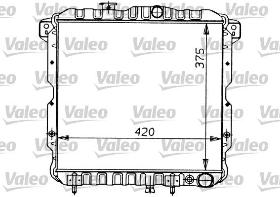 VALEO 819119 Radiator, engine cooling