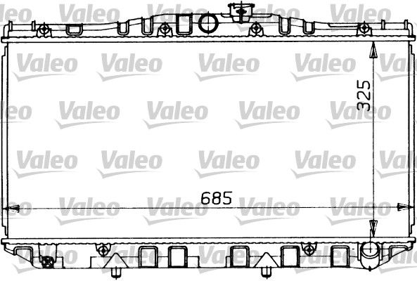 VALEO 819123 Radiator, engine cooling