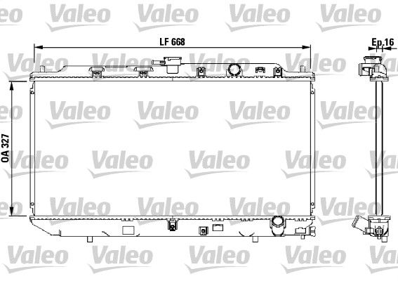 VALEO 819193 Radiator, engine cooling